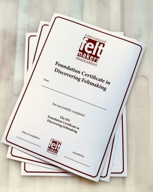 Foundation Certificate in Discovering Feltmaking
