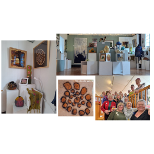 Observations whilst stewarding at the Region 8 Felt Connected Exhibition